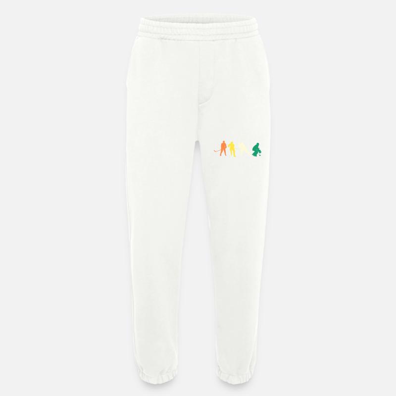 Eishockeyspieler Evolution Eishockey - Heavyweight Jogginghose - made by SPREAD  - OFF WHITE