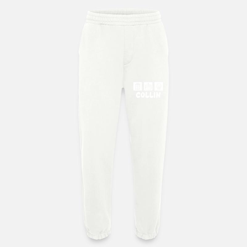 Gift for Collin - Heavyweight Jogging Pants - made by SPREAD  - OFF WHITE