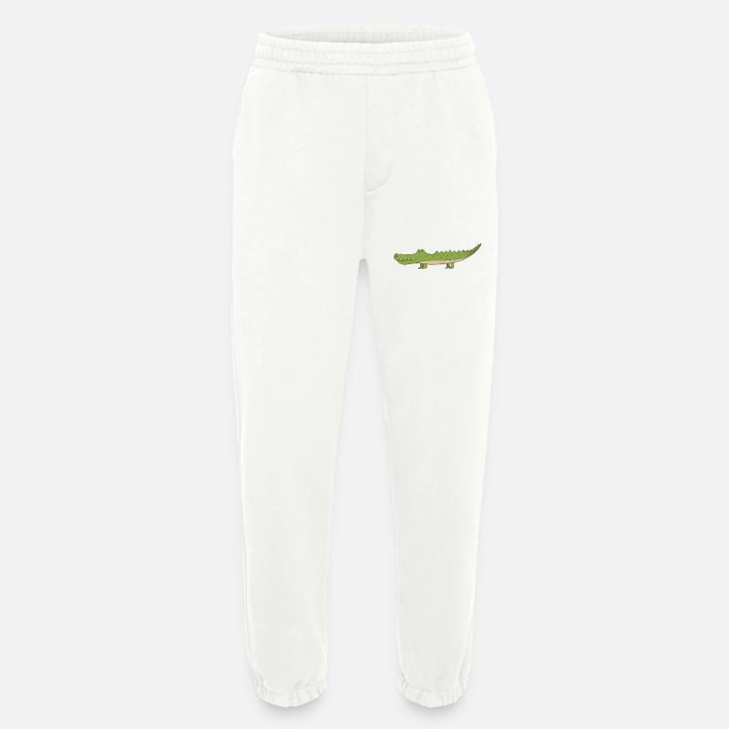 Krokodil - Heavyweight Jogginghose - made by SPREAD  - OFF WHITE