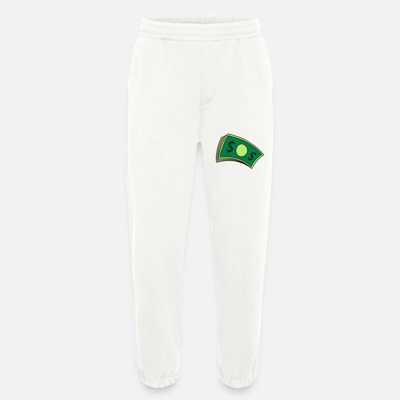 Geld Haufen Scheine - Heavyweight Jogginghose - made by SPREAD  - OFF WHITE