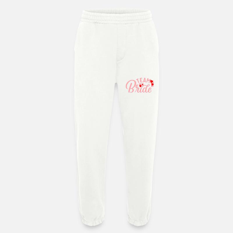 Team Bride - Heavyweight Jogginghose - made by SPREAD  - OFF WHITE