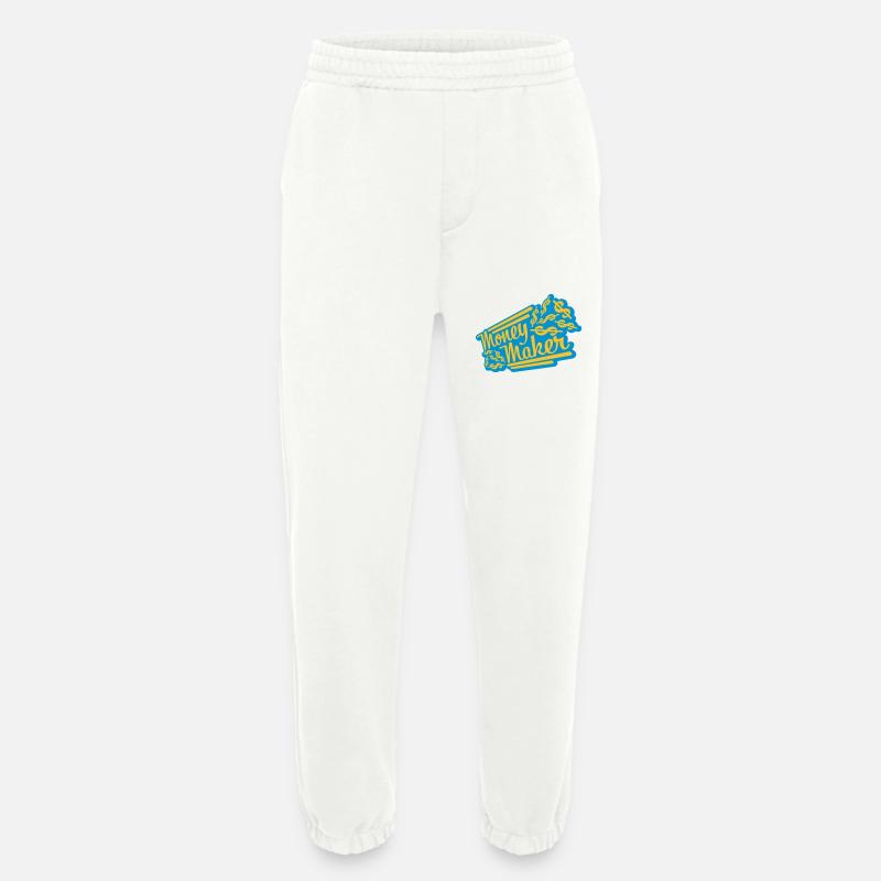 Money Maker Selfmade Dollar - Heavyweight Jogginghose - made by SPREAD - OFF WHITE