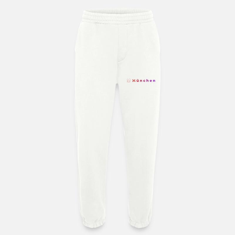 München Nachtleuchten - Heavyweight Jogginghose - made by SPREAD  - OFF WHITE