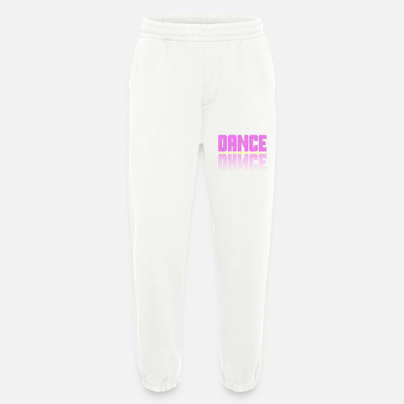 Dance dont teach - Heavyweight Jogginghose - made by SPREAD  - OFF WHITE