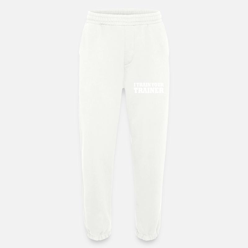 I train your trainer - Heavyweight Jogging Pants - made by SPREAD - OFF WHITE
