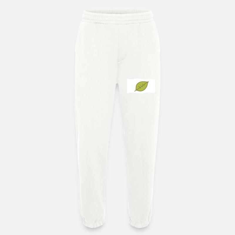Icon Flag Leaf Nature - Heavyweight Jogging Pants - made by SPREAD  - OFF WHITE
