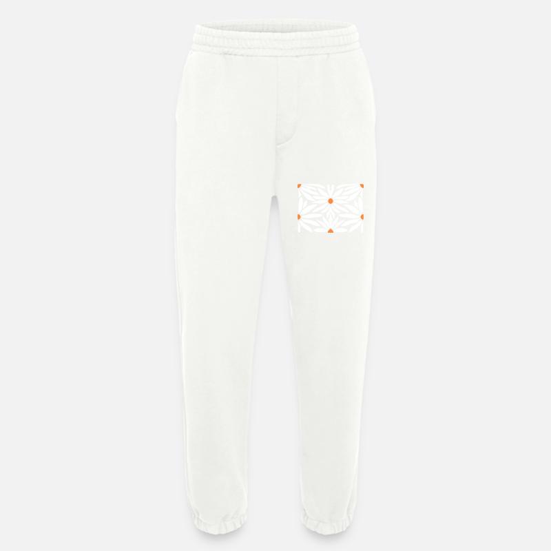 Groovy Gänseblümchen-Blumen - Heavyweight Jogginghose - made by SPREAD  - OFF WHITE