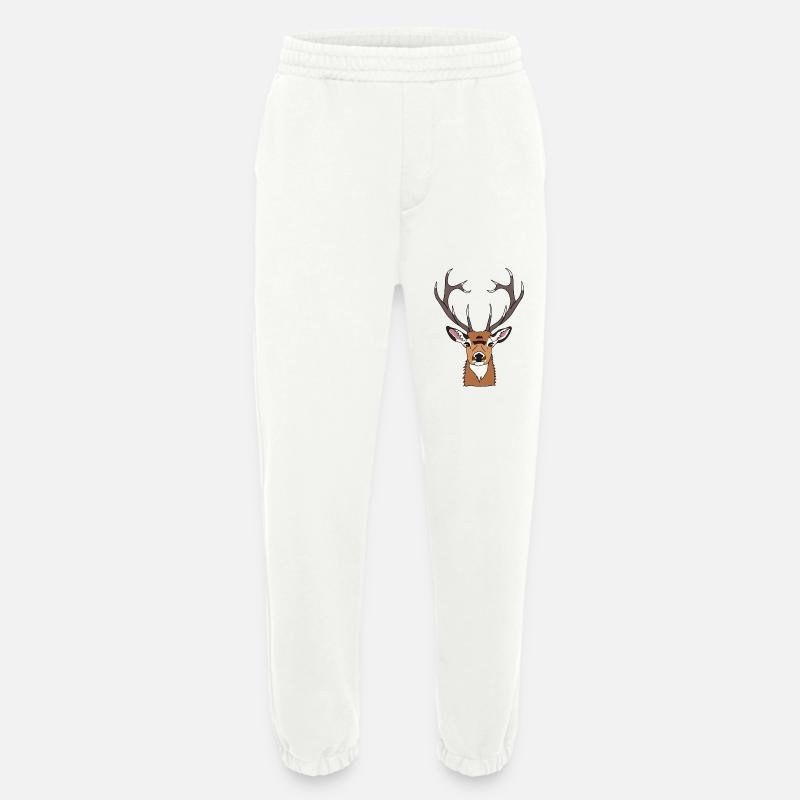 Hirsch - Heavyweight Jogginghose - made by SPREAD  - OFF WHITE