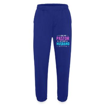 Pasteur - Pantalon de jogging bio épais fabriqué en UE - Iconic Blue - Devant
