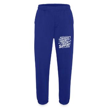 Support technique Informatique - Pantalon de jogging bio épais fabriqué en UE - Iconic Blue - Devant