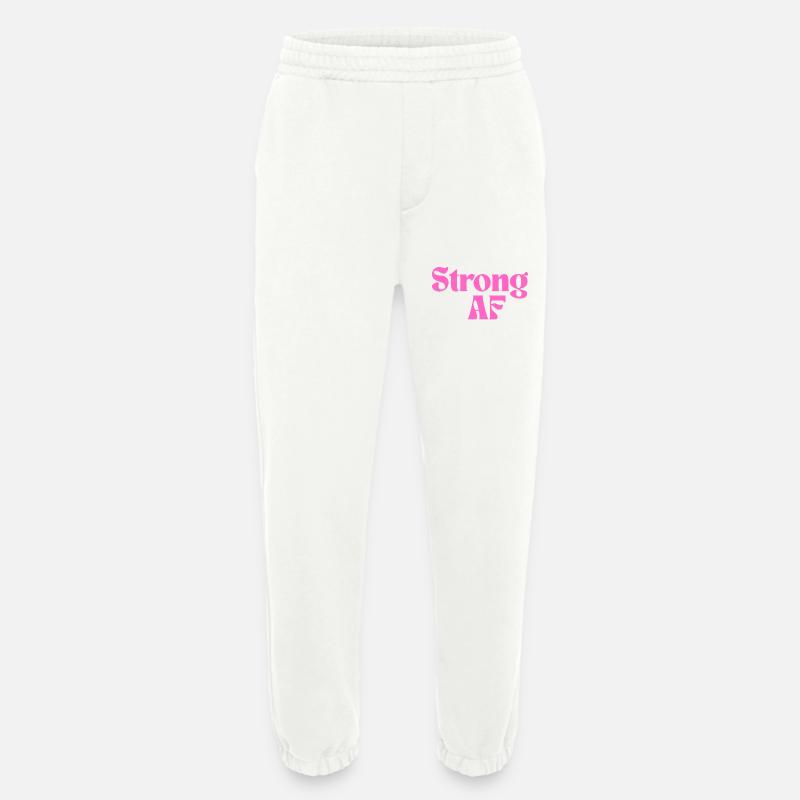 Starker AF - rosa Design - Heavyweight Jogginghose - made by SPREAD  - OFF WHITE