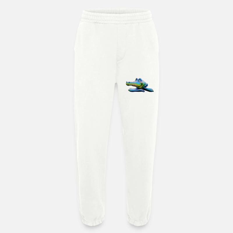 Amstrad Retro Krokodil - Maskottchen 01 - Heavyweight Jogginghose - made by SPREAD  - OFF WHITE