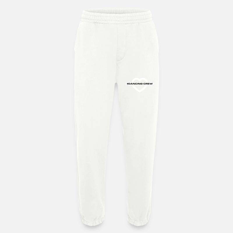 Dancing Crew Heart - Heavyweight Jogging Pants - made by SPREAD  - OFF WHITE