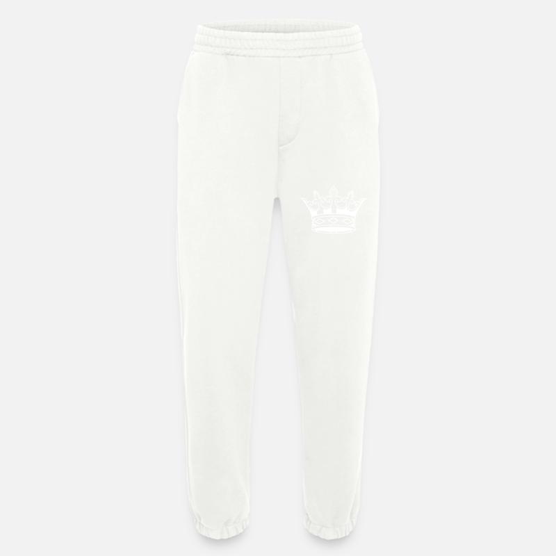 krone 2 - Heavyweight Jogginghose - made by SPREAD  - OFF WHITE