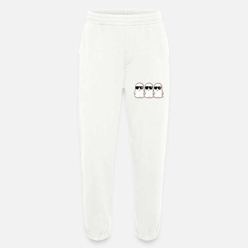 Geister Halloween Cool - Heavyweight Jogginghose - made by SPREAD - OFF WHITE