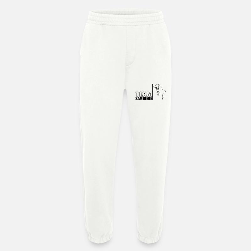 TEAM Samoyed Dog Dog Wilsigns - Heavyweight Jogging Pants - made by SPREAD  - OFF WHITE