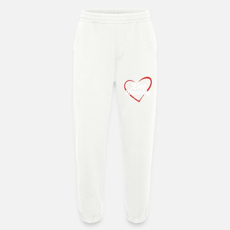 Linedance - Heavyweight Jogginghose - made by SPREAD  - OFF WHITE