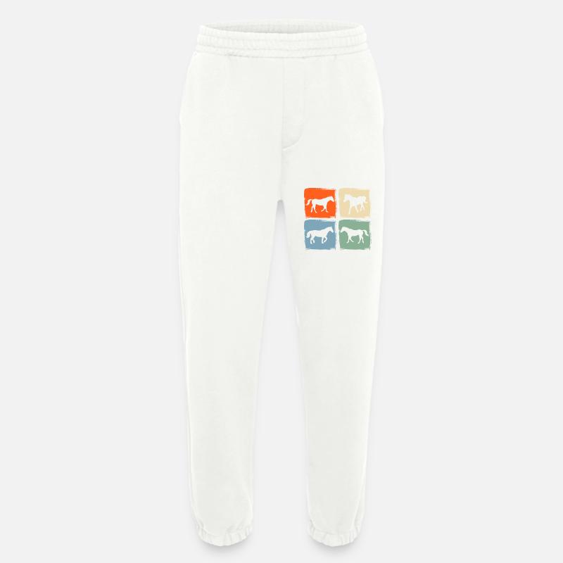 Reiten Pferd - Heavyweight Jogginghose - made by SPREAD  - OFF WHITE