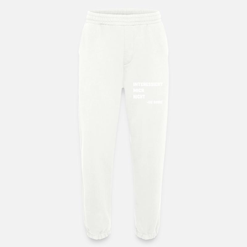 Interessiert mich nicht - Heavyweight Jogginghose - made by SPREAD - OFF WHITE
