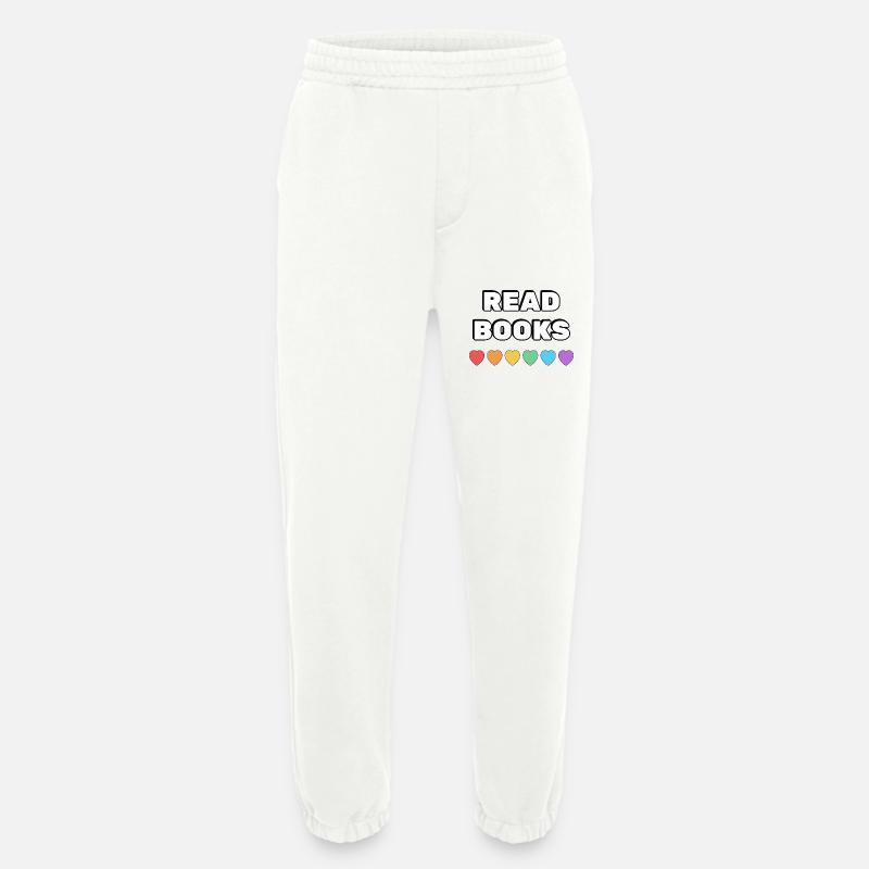 Bücher lesen Rainbow Hearts - Heavyweight Jogginghose - made by SPREAD  - OFF WHITE