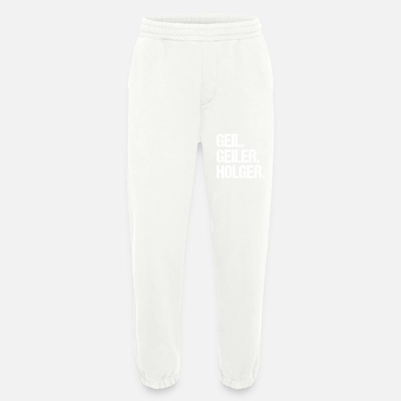 Holger - Heavyweight Jogginghose - made by SPREAD  - OFF WHITE