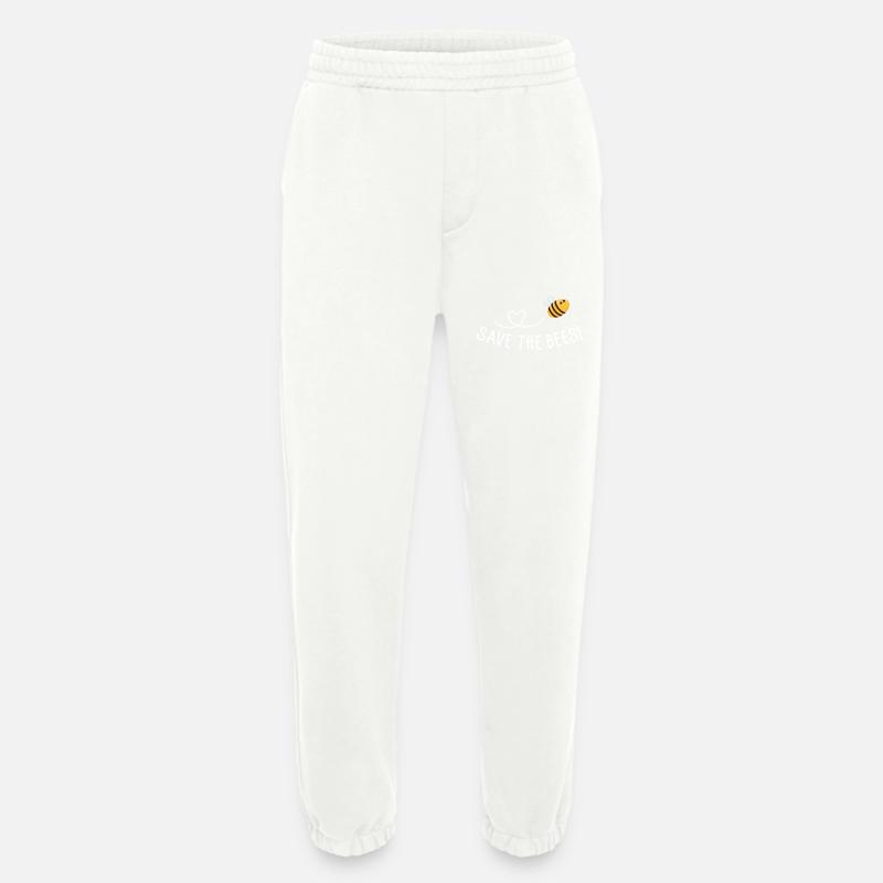 Save the bees! - Heavyweight Jogginghose - made by SPREAD  - OFF WHITE