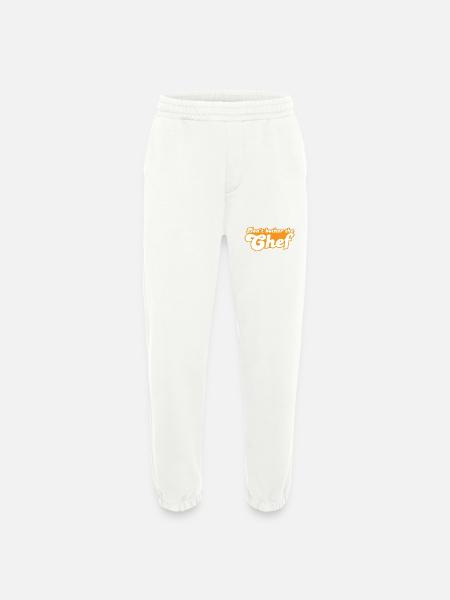 Don't bother the chef! - Heavyweight Jogging Pants - made by SPREAD  - OFF WHITE