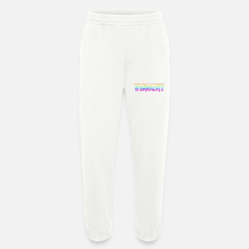 vincent rs regenbogen - Heavyweight Jogginghose - made by SPREAD  - OFF WHITE