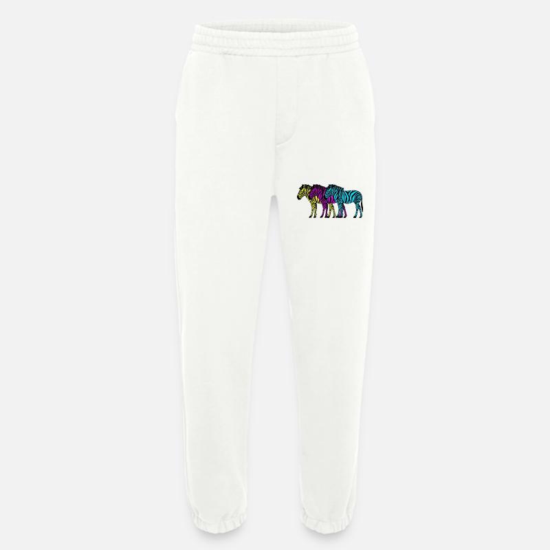Zebras - Heavyweight Jogginghose - made by SPREAD  - OFF WHITE
