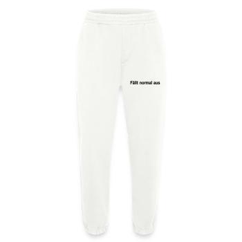 Tombe en panne normalement - Pantalon de jogging bio épais fabriqué en UE - OFF WHITE - Devant