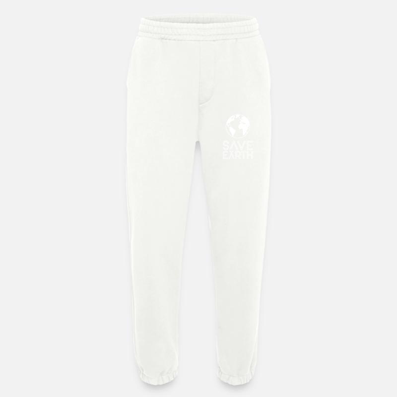Save our Earth Erde Umweltaktivist - Heavyweight Jogginghose - made by SPREAD  - OFF WHITE
