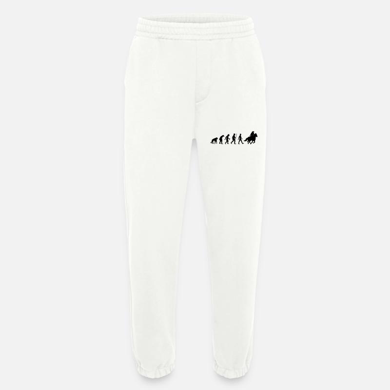 Evolution Reining - Heavyweight Jogging Pants - made by SPREAD  - OFF WHITE
