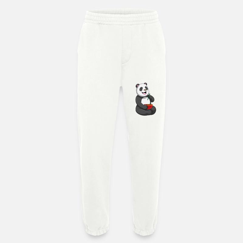 Panda mit Schüssel Ramen - Heavyweight Jogginghose - made by SPREAD  - OFF WHITE