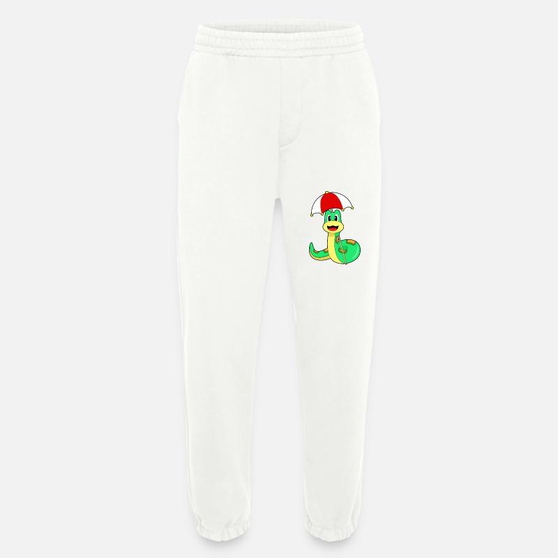 Schlange Regenschirm - Heavyweight Jogginghose - made by SPREAD  - OFF WHITE