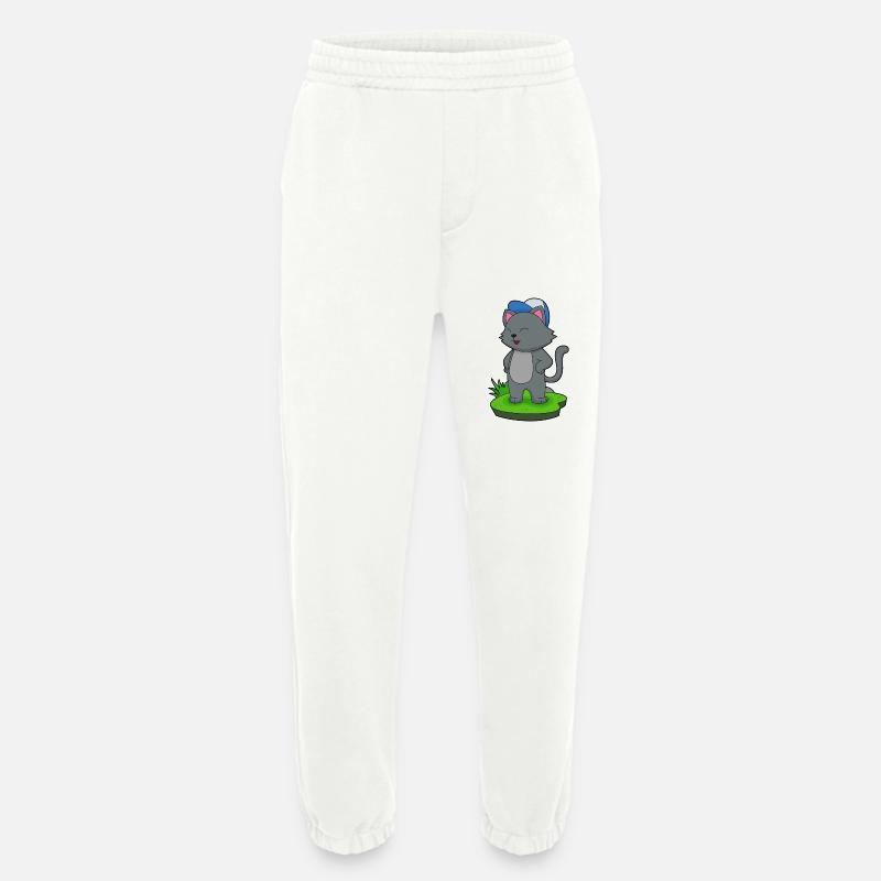 Katze Cap - Heavyweight Jogginghose - made by SPREAD  - OFF WHITE