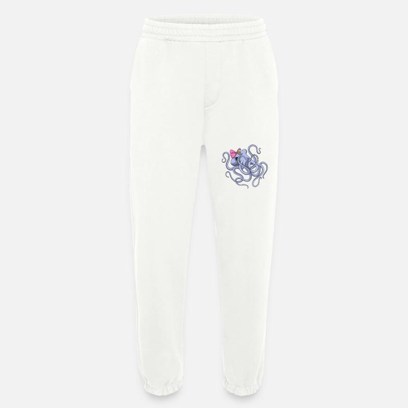 Octopus Loop - Heavyweight Jogging Pants - made by SPREAD  - OFF WHITE