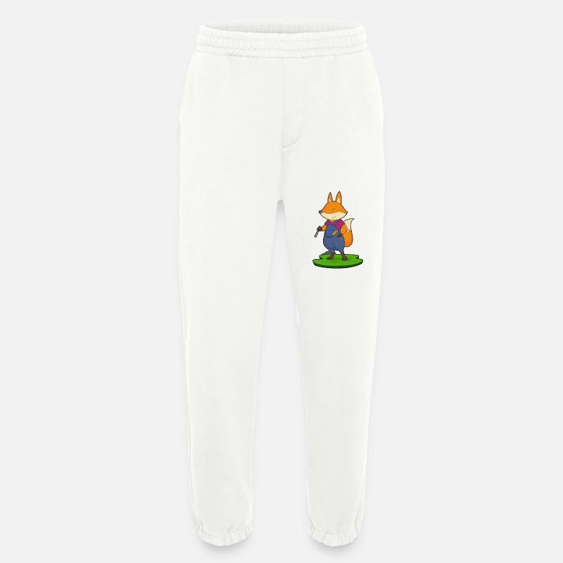 Fuchs Handwerker Hammer Meißel - Heavyweight Jogginghose - made by SPREAD  - OFF WHITE