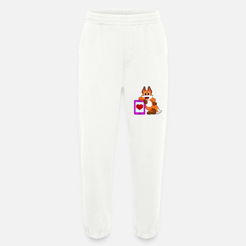 Fuchs Herz - Heavyweight Jogginghose - made by SPREAD  - OFF WHITE