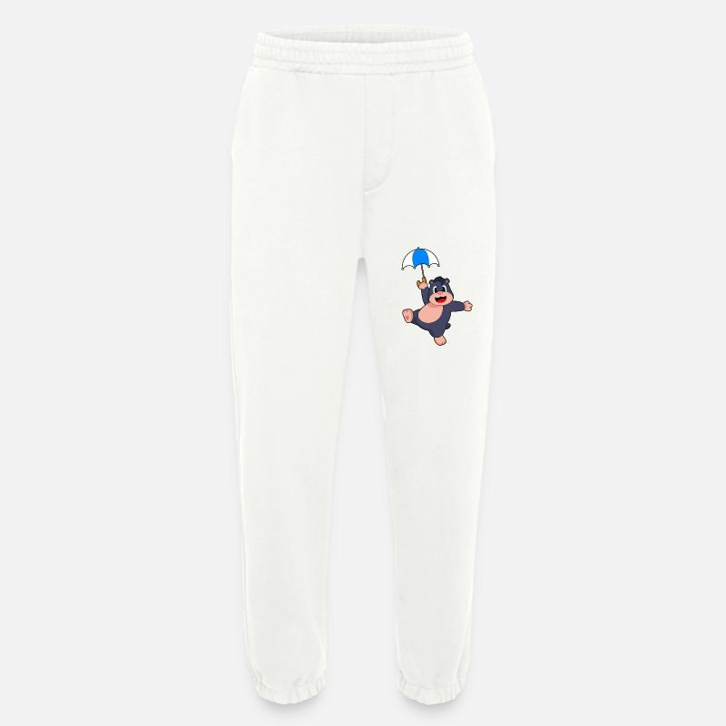 Maulwurf Regenschirm - Heavyweight Jogginghose - made by SPREAD  - OFF WHITE