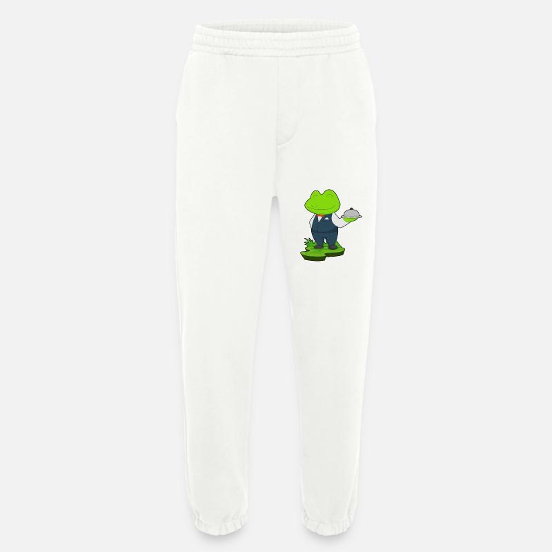 Frosch Kellner Servierplatte - Heavyweight Jogginghose - made by SPREAD  - OFF WHITE