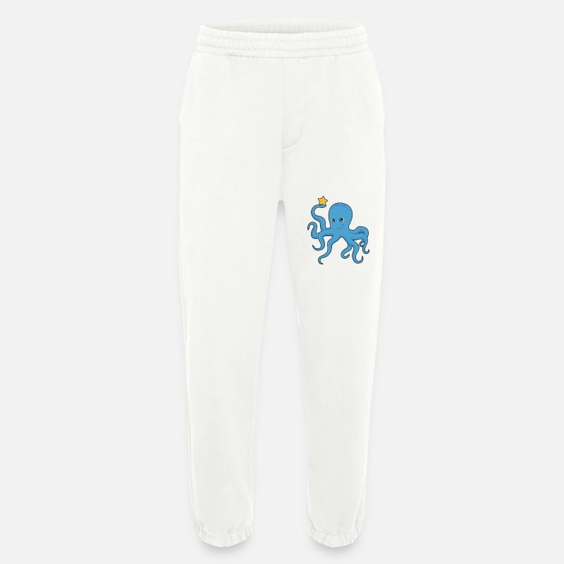 Krake Stern - Heavyweight Jogginghose - made by SPREAD  - OFF WHITE