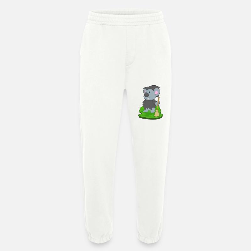 Mouse Halloween Witch - Heavyweight Jogging Pants - made by SPREAD - OFF WHITE
