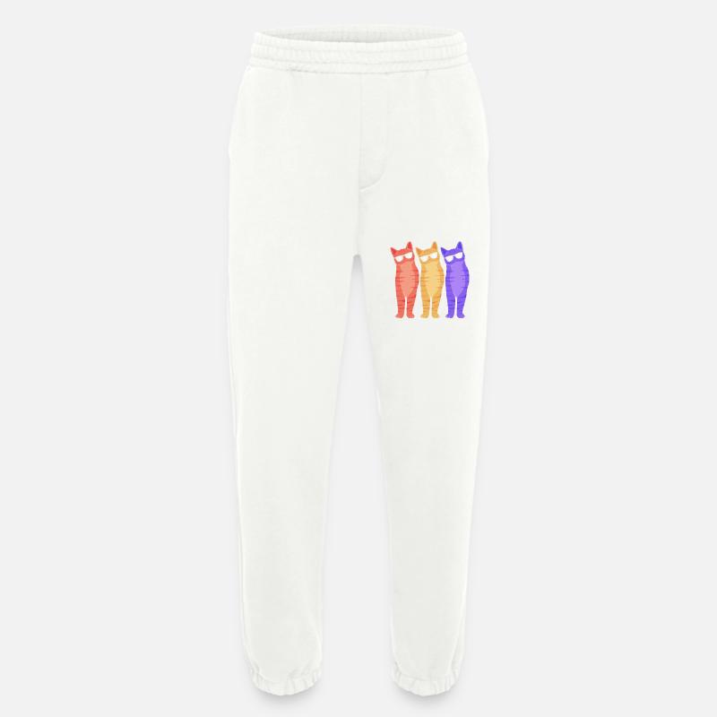 Tabby Katze - Heavyweight Jogginghose - made by SPREAD  - OFF WHITE