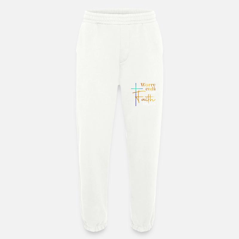Worry ends - Heavyweight Jogginghose - made by SPREAD - OFF WHITE