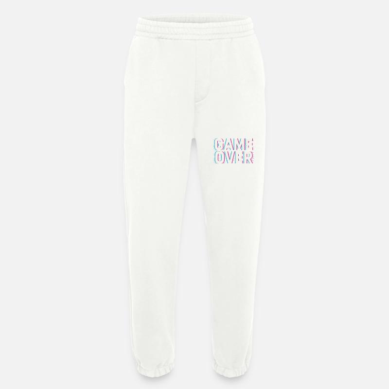 Game Over – Glitch Effekt - Heavyweight Jogginghose - made by SPREAD  - OFF WHITE