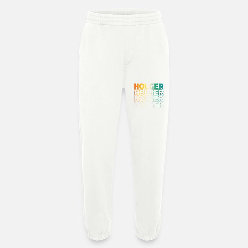 Holger - Heavyweight Jogging Pants - made by SPREAD  - OFF WHITE