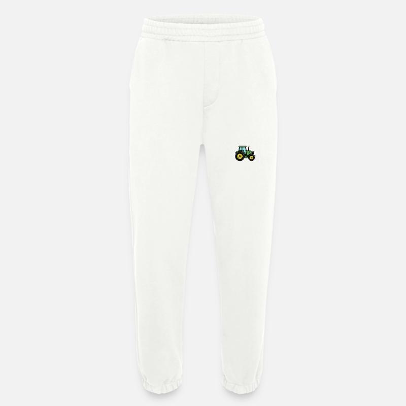 Traktor Herzschlag Design - Heavyweight Jogginghose - made by SPREAD - OFF WHITE