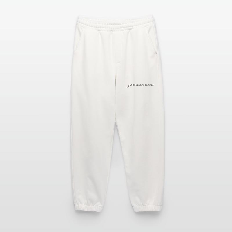 Unschubladisbar – Expression autodérisoire Pantalon de jogging bio épais fabriqué en UE