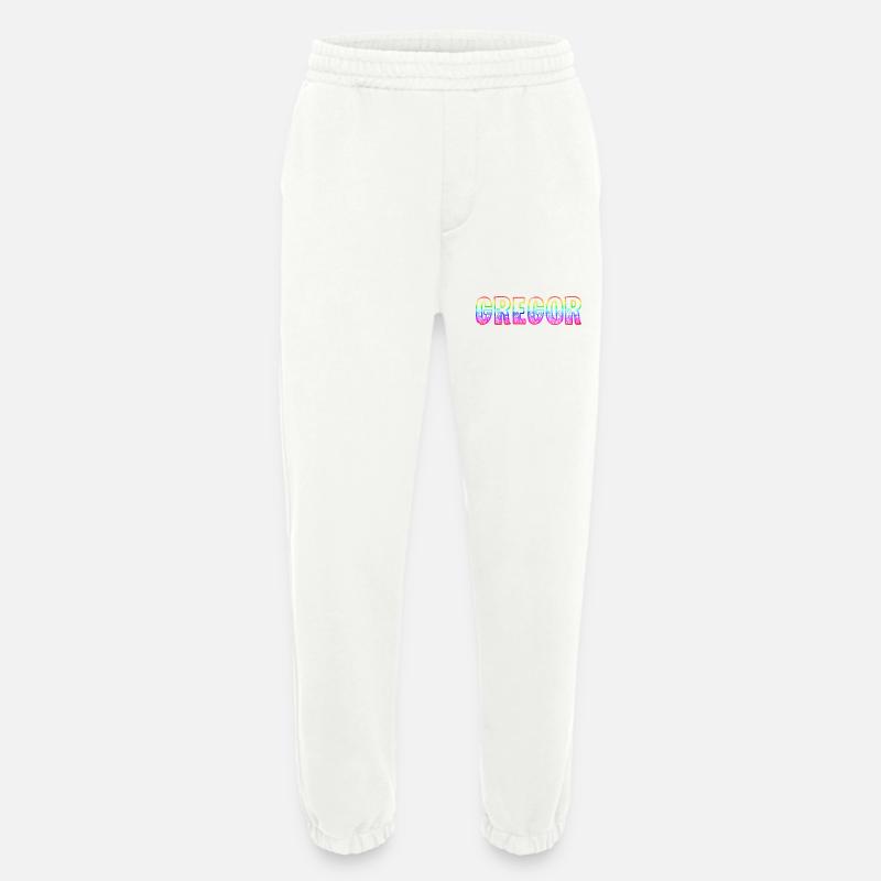gregor rs regenbogen - Heavyweight Jogginghose - made by SPREAD  - OFF WHITE
