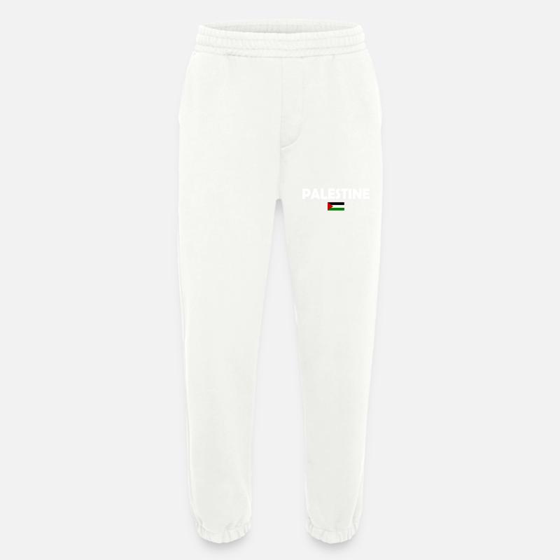 Free Palestine - Heavyweight Jogginghose - made by SPREAD  - OFF WHITE